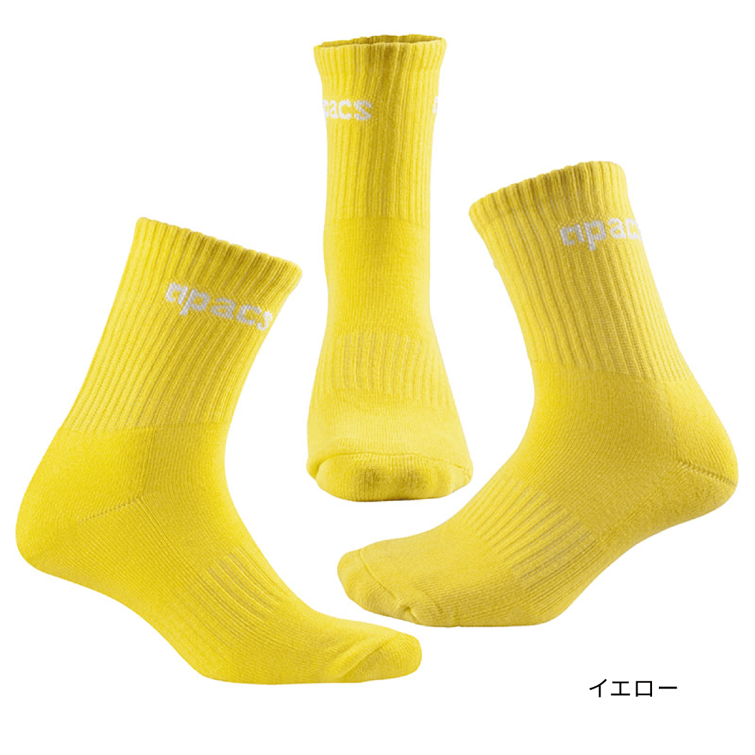バドミントンソックス スポーツソックス ミドル丈 中厚手 24-29cm(AP307-V)