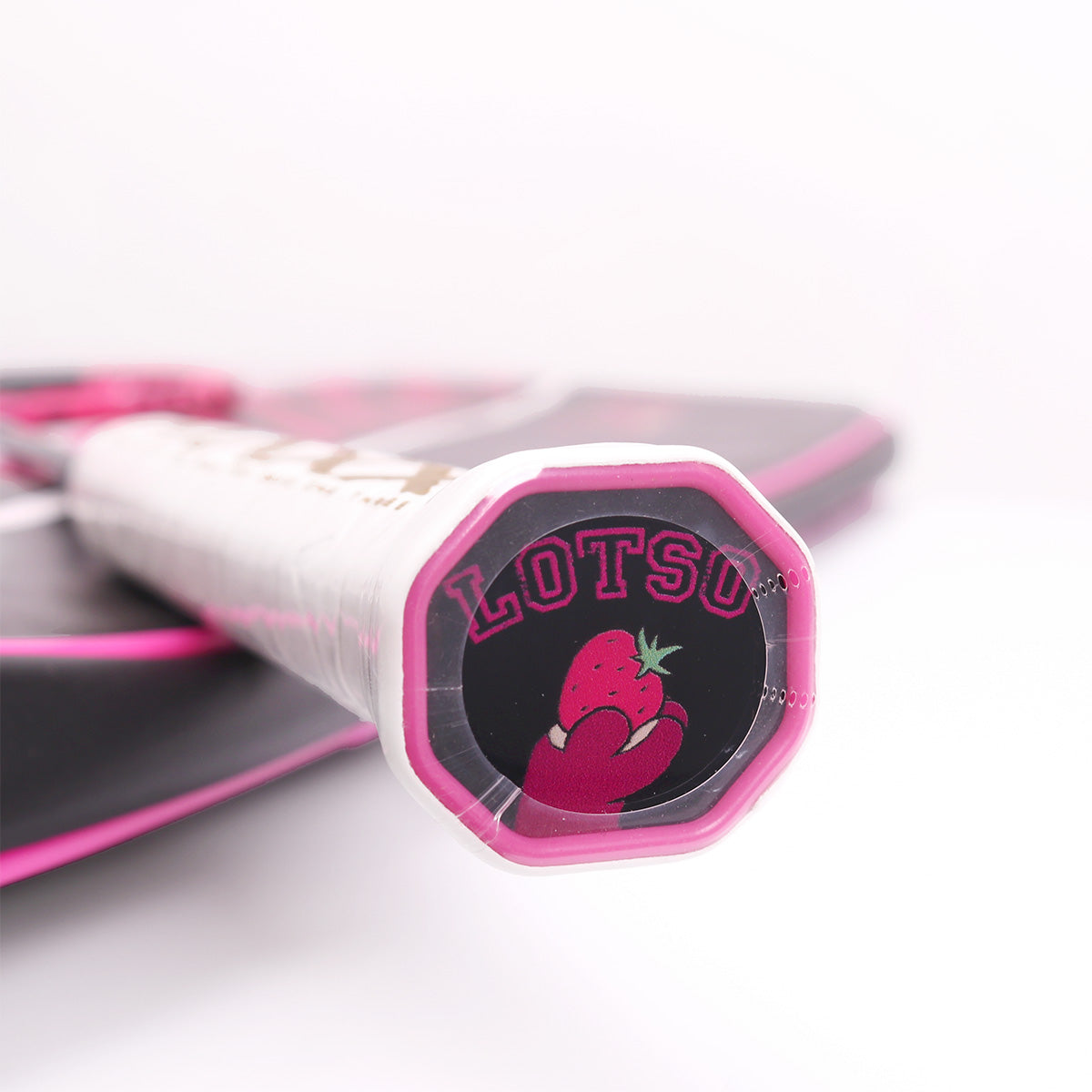 Disney/Pixar トイ・ストーリー ロッツォ LOTSO バドミントンラケット 6U 専用ケース付き ブラック×ピンク(LORAC)