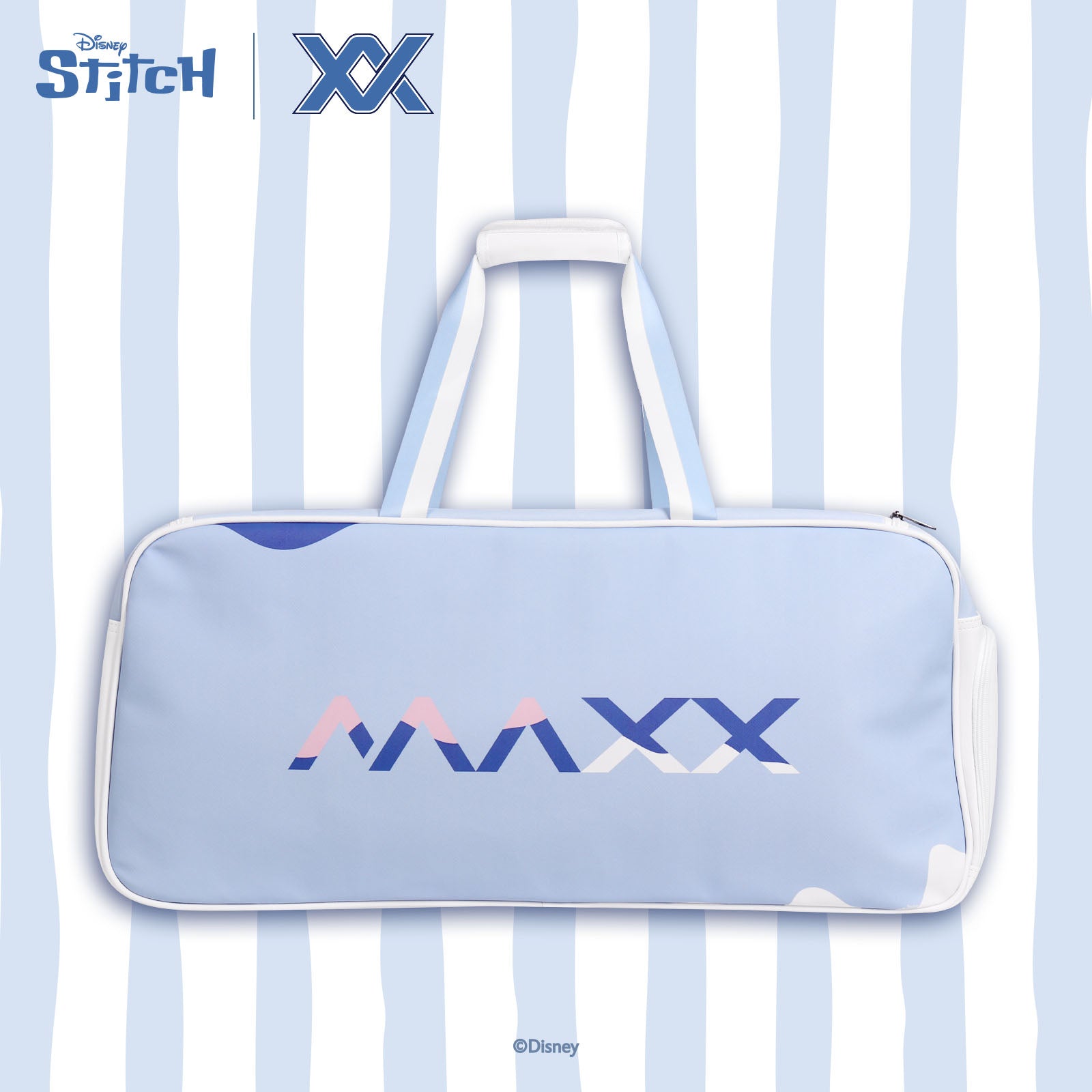 【予約注文 12月中下旬発送予定】スティッチ Stitch ラケットバッグ バドミントン テニス 大容量 ディズニー