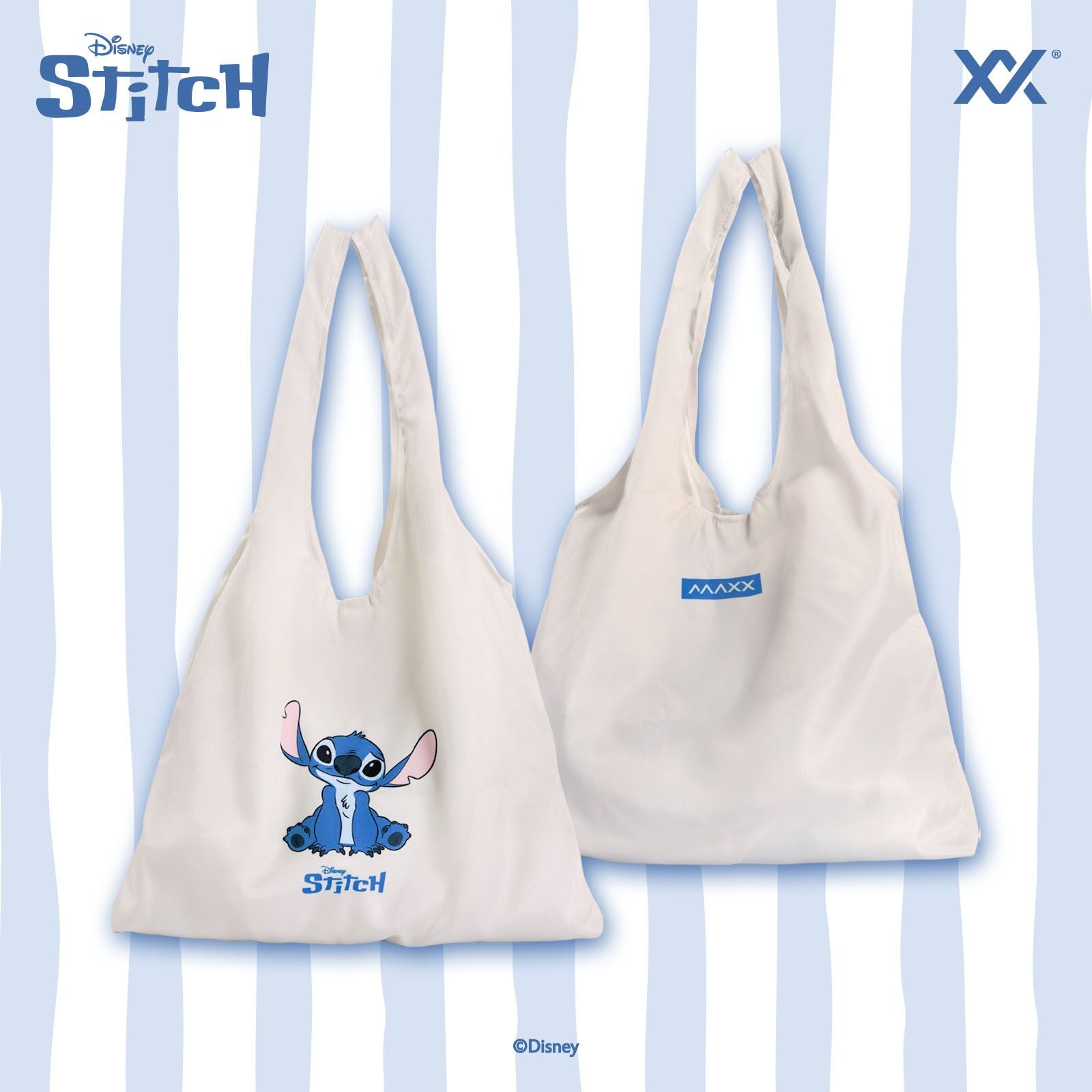【予約注文 12月中下旬発送予定】スティッチ Stitch トートバッグ 折りたたみ エコバッグ サブバッグ ディズニー