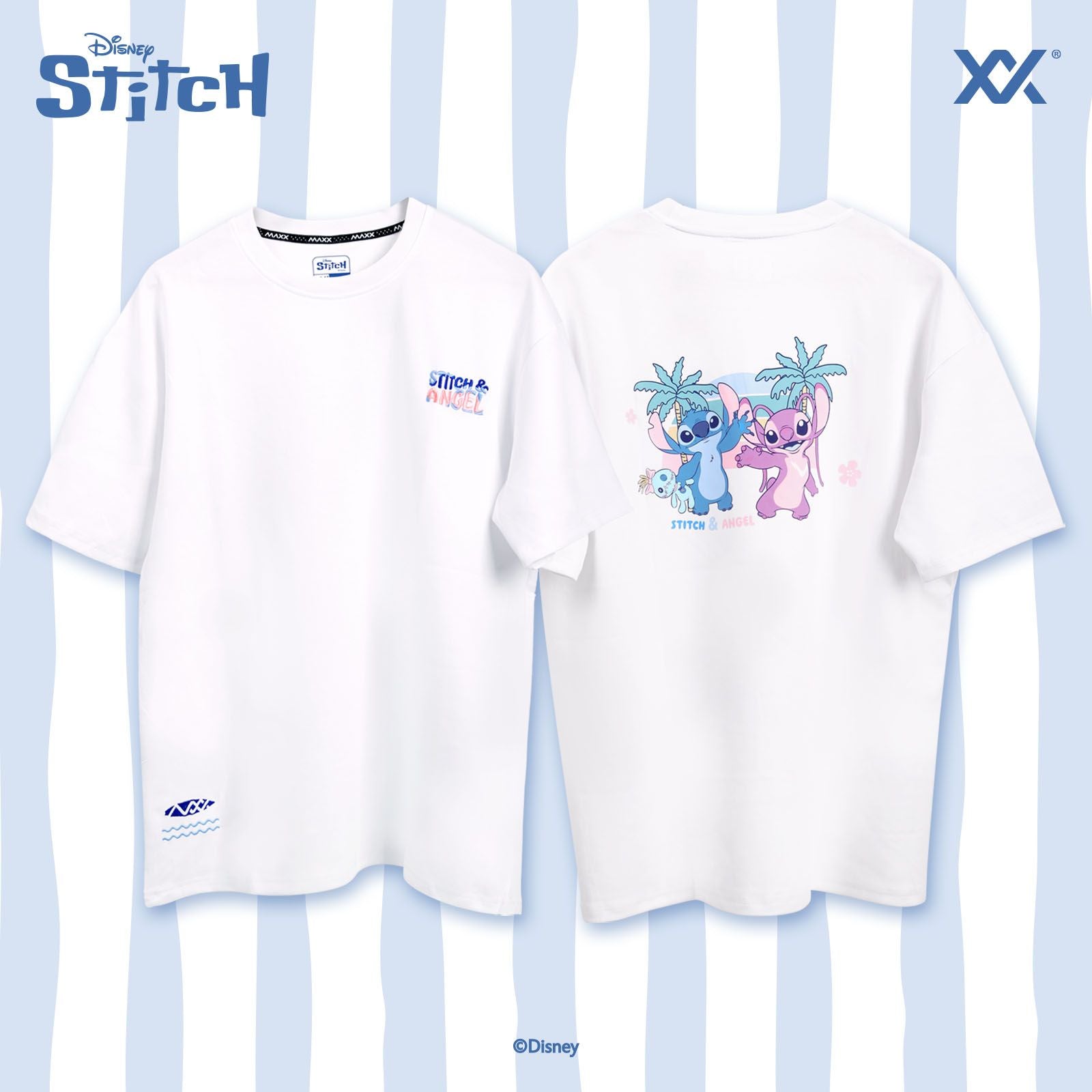 【予約注文 12月中下旬発送予定】スティッチ Stitch オーバーサイズTシャツ ユニセックス Tシャツ シャツ ディズニー