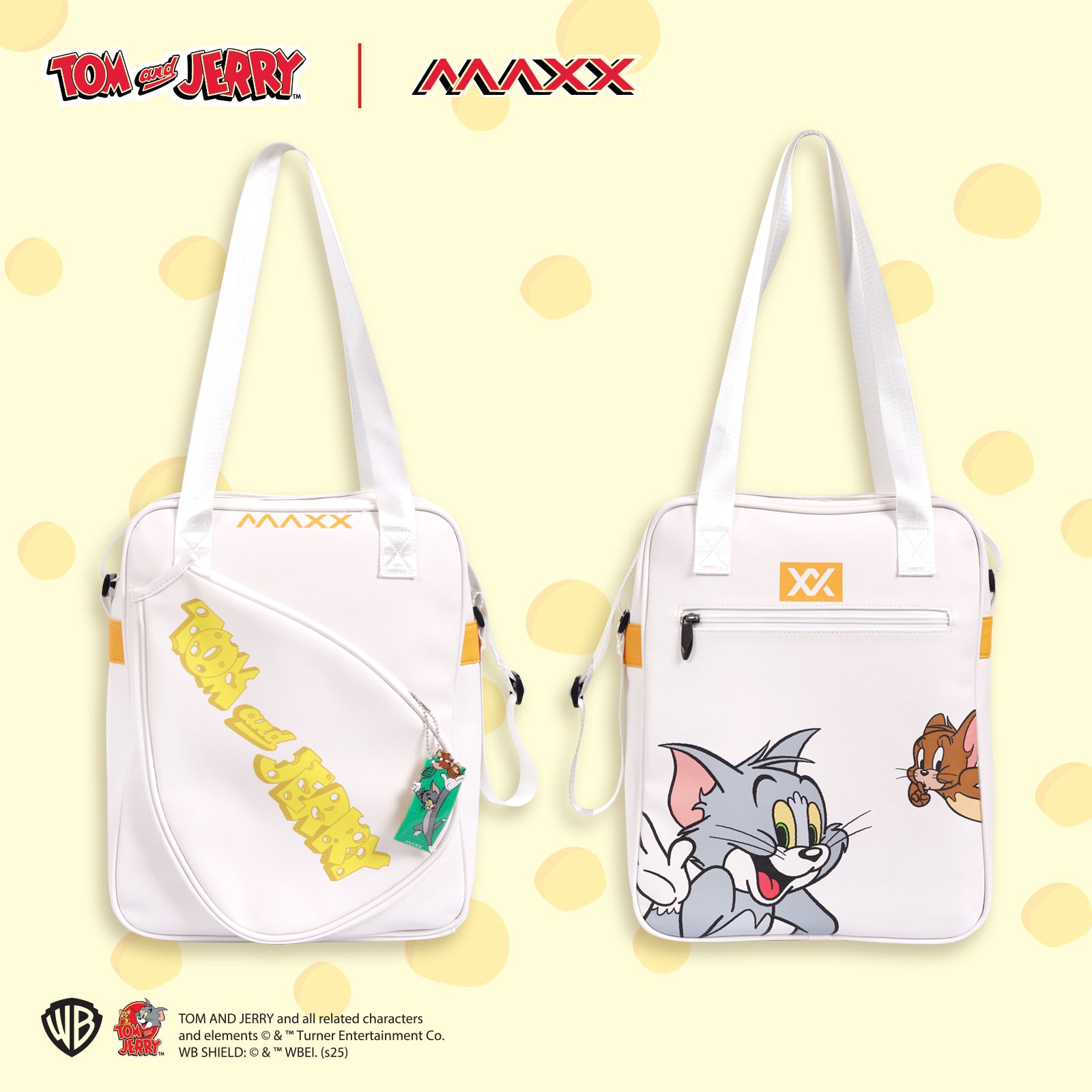 トム&ジェリー ラケットショルダーバッグ バッグ キーチェーンセット