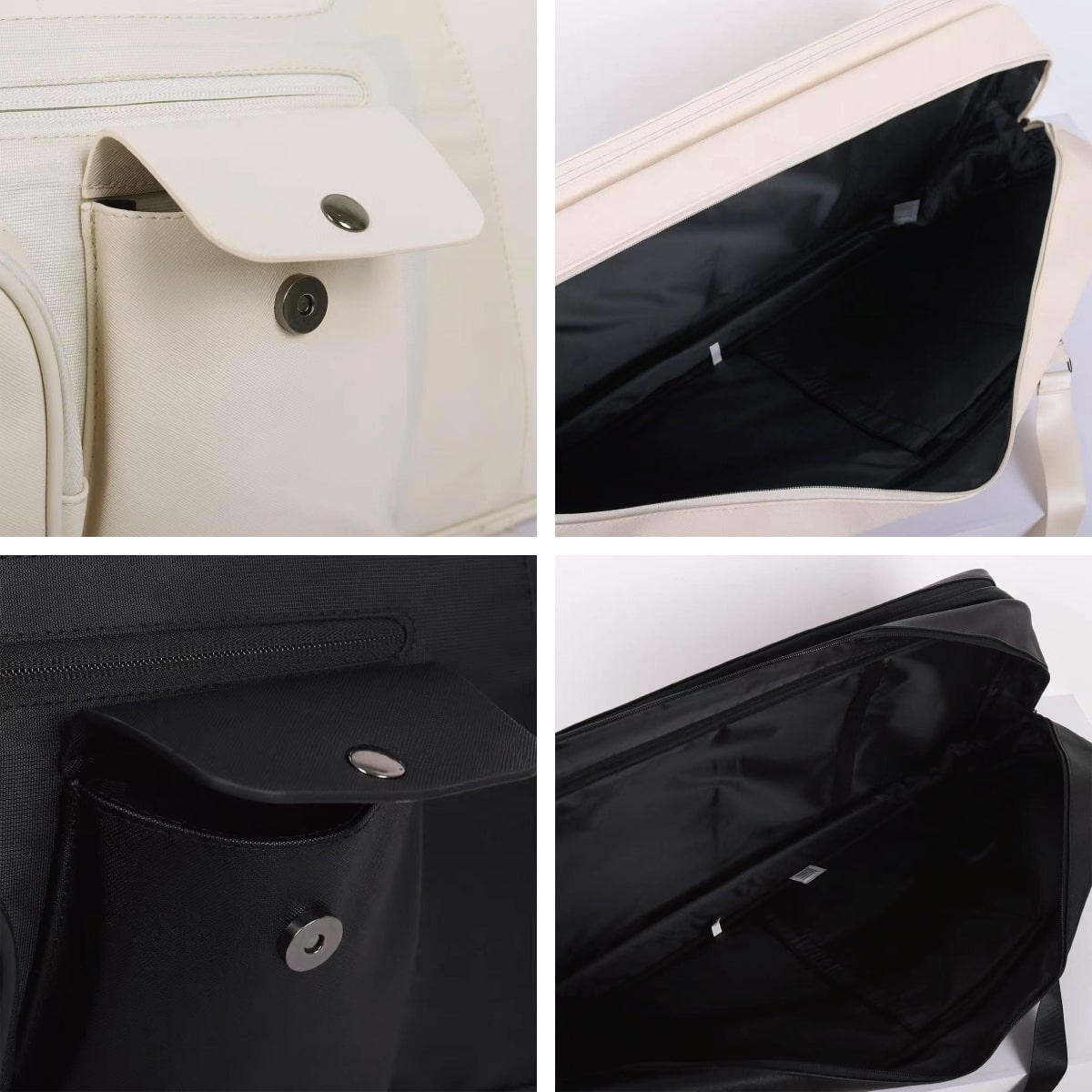 バドミントンラケットバッグ トーナメントバッグ スクエア型 小物収納ポケット