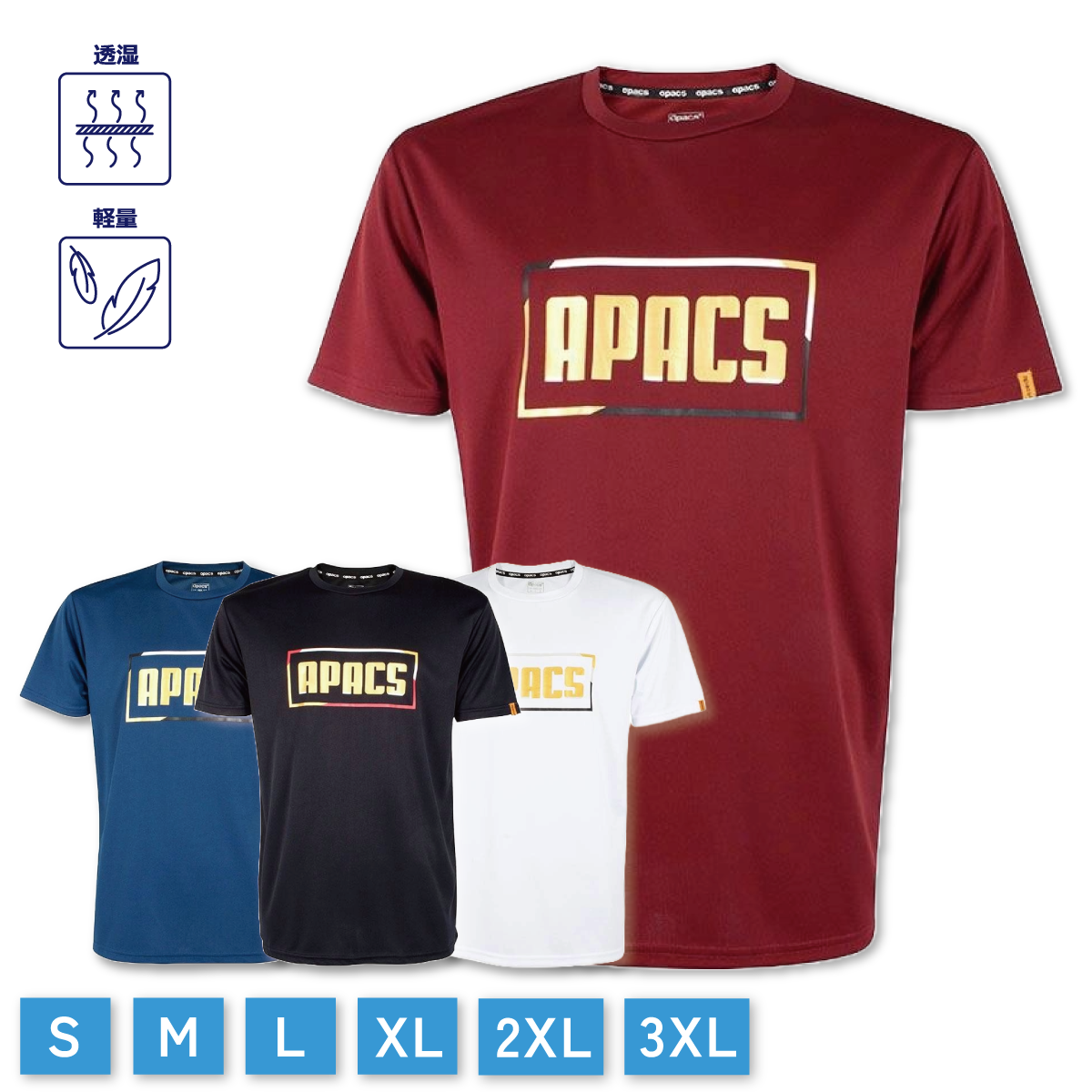 APACS(アパックス) カジュアルシャツ バドミントン Tシャツ シャツ