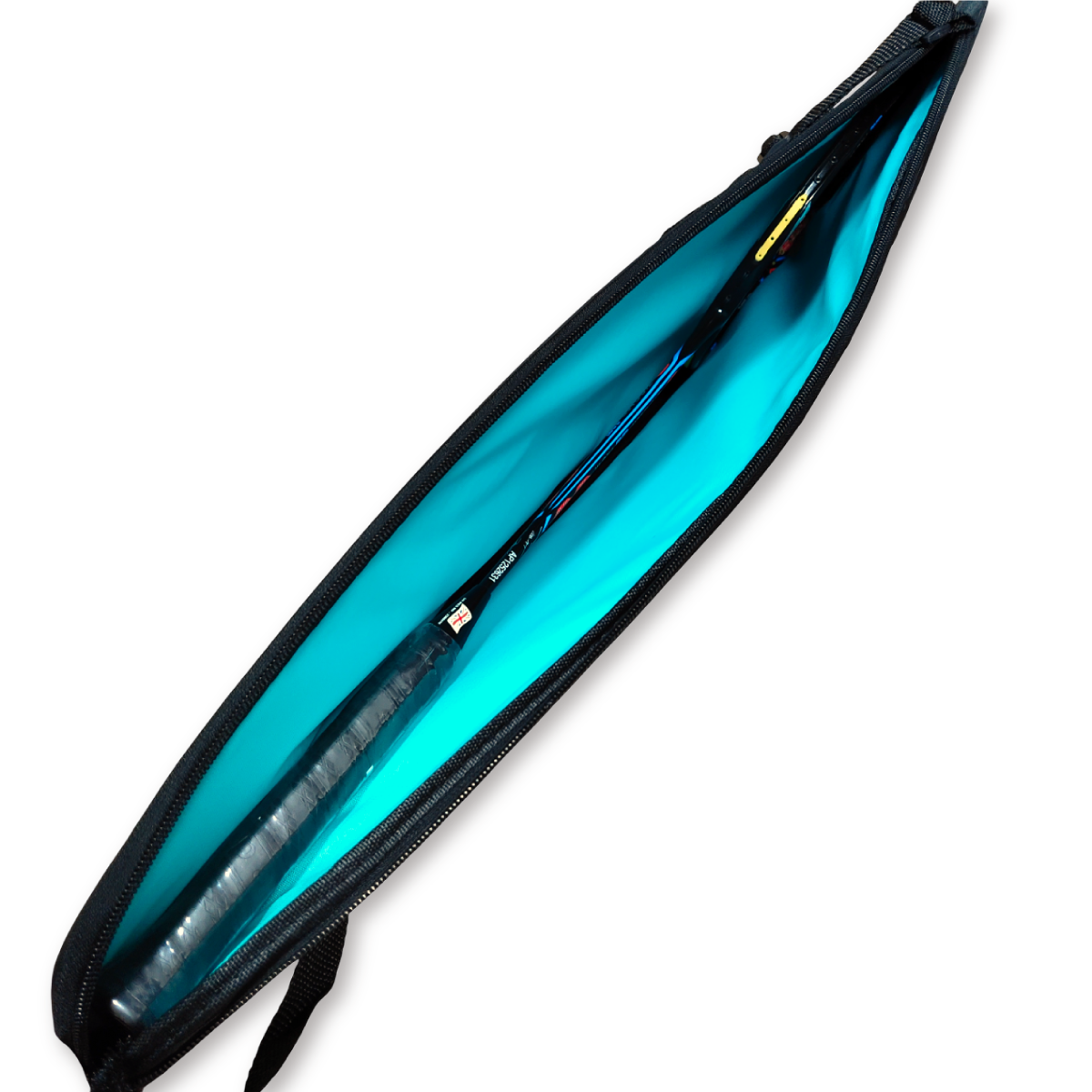 ラケットケース バドミントン ラケットカバー シングルタイプ 衝撃吸収