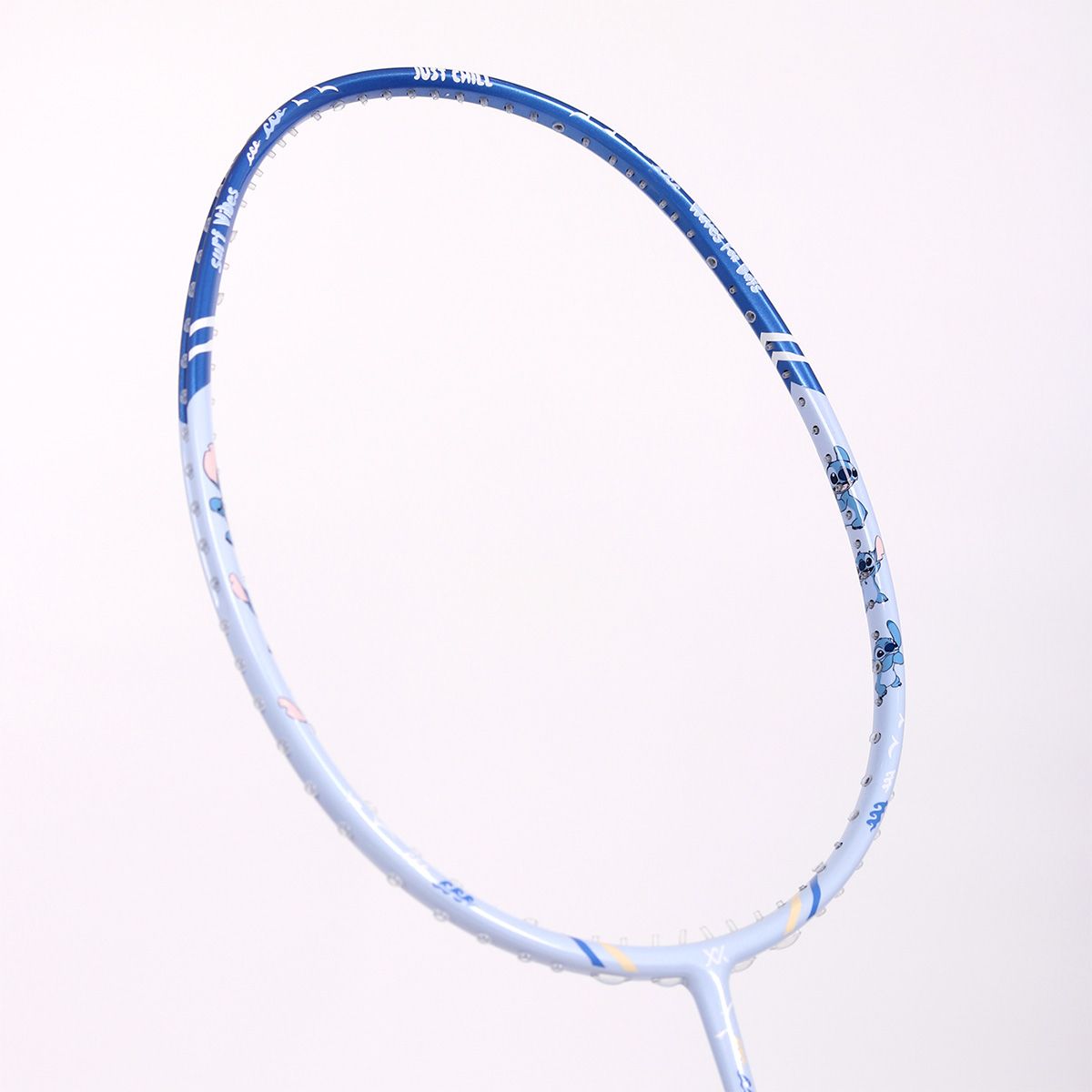 【予約注文 12月中下旬発送予定】スティッチ Stitch バドミントンラケット 4UG6 ラケットカバーケース セット スティッチ ブルー ディズニー