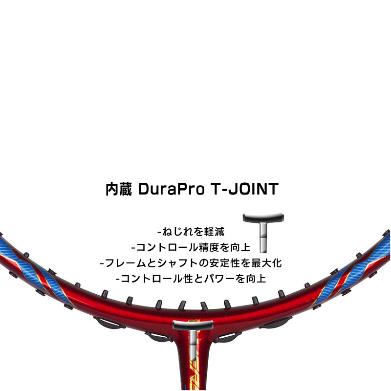VERSUS PRO アップグレードVer.バーサスプロ バドミントンラケット 3UG6 4UG6 チアム・ジューン・ウェイ選手使用モデル