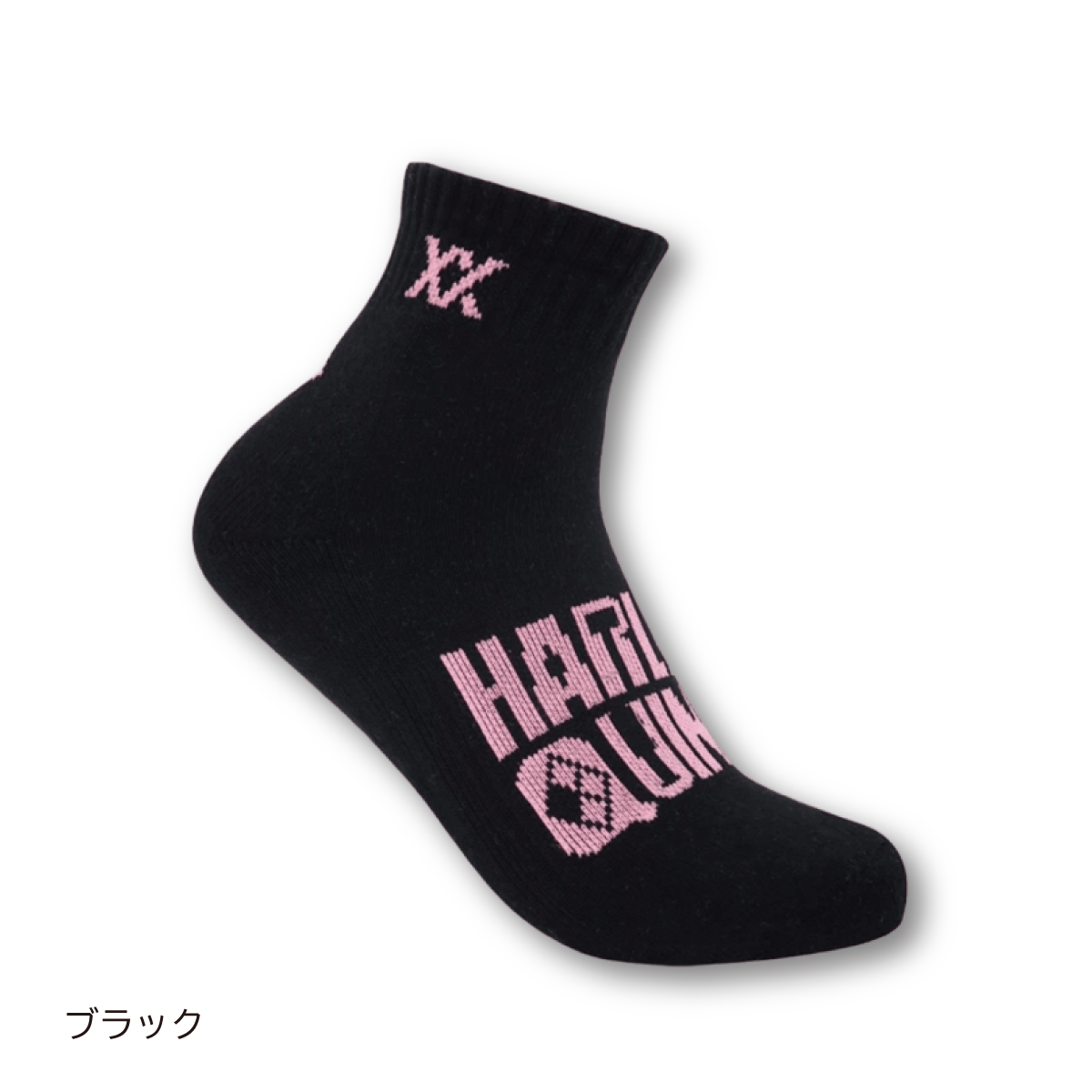 Harley Quinn ハーレイクイン スポーツソックス ショート丈 中厚手