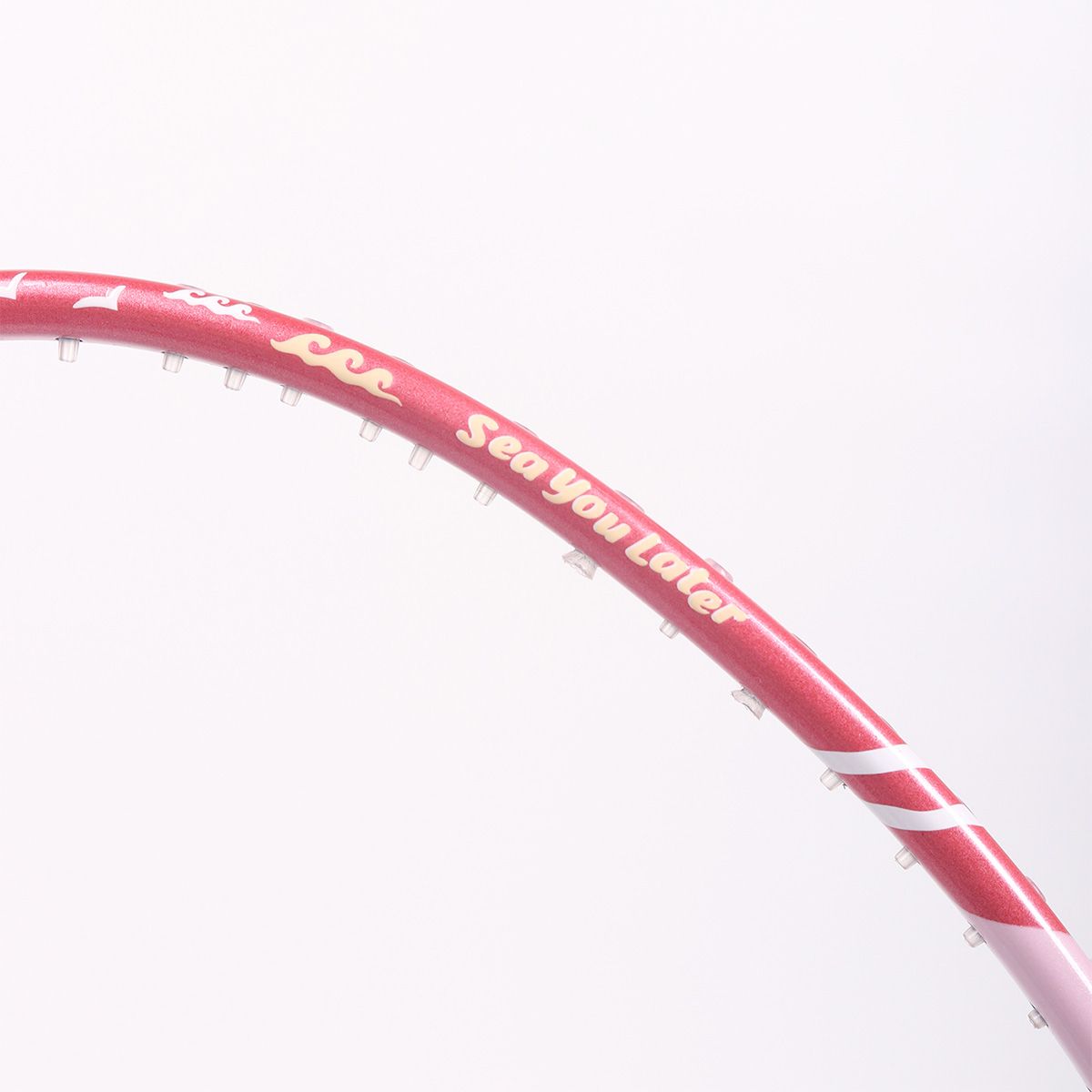 【予約注文 12月中下旬発送予定】スティッチ Stitch バドミントンラケット 4UG6 ラケットカバーケース セット エンジェル ピンク ディズニー