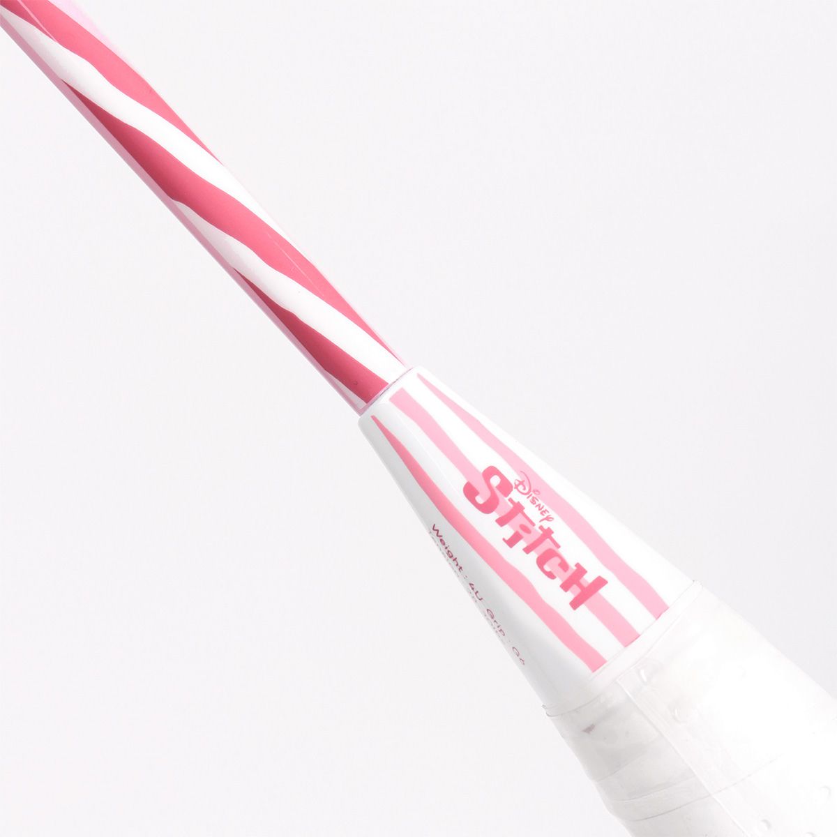 【予約注文 12月中下旬発送予定】スティッチ Stitch バドミントンラケット 4UG6 ラケットカバーケース セット エンジェル ピンク ディズニー