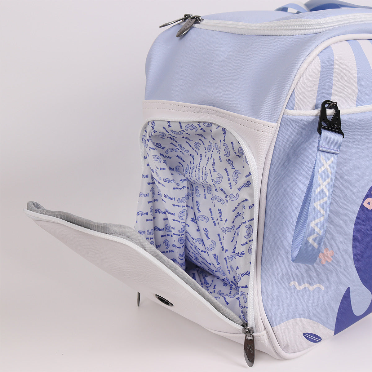 【予約注文 12月中下旬発送予定】スティッチ Stitch ラケットバッグ バドミントン テニス 大容量 ディズニー