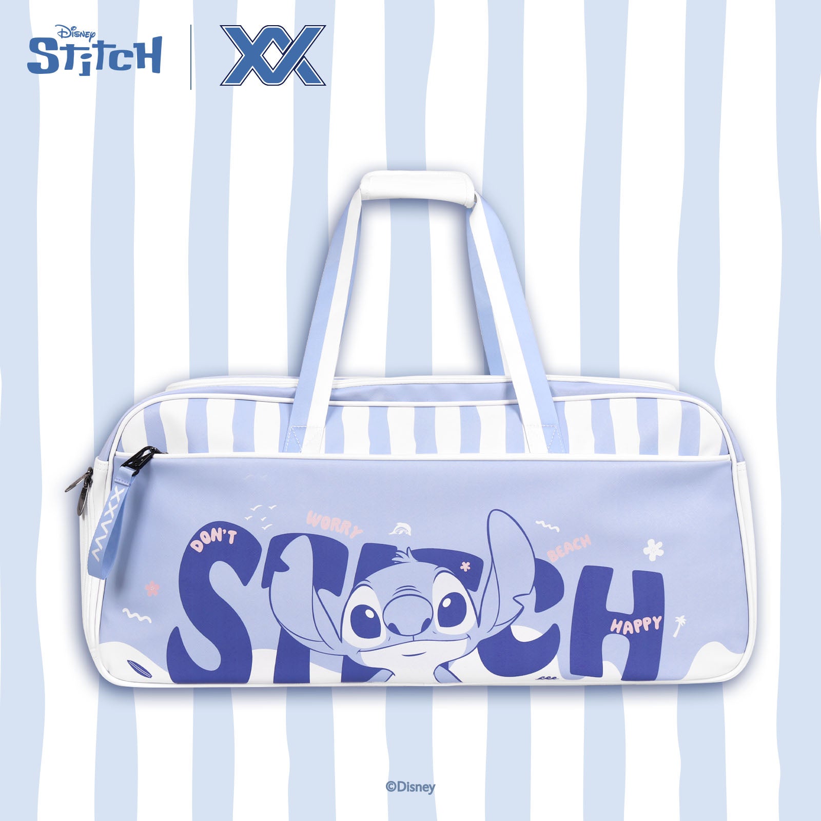 【予約注文 12月中下旬発送予定】スティッチ Stitch ラケットバッグ バドミントン テニス 大容量 ディズニー