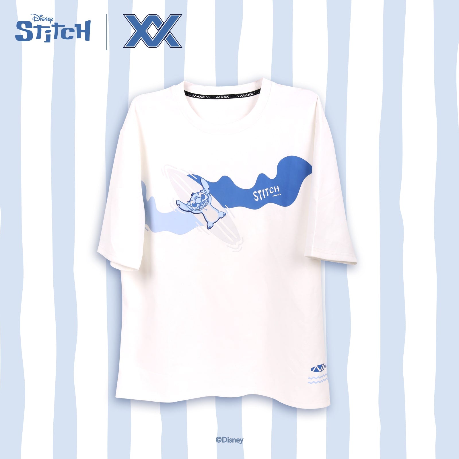 【予約注文 12月中下旬発送予定】スティッチ Stitch オーバーサイズTシャツ ユニセックス Tシャツ シャツ ディズニー