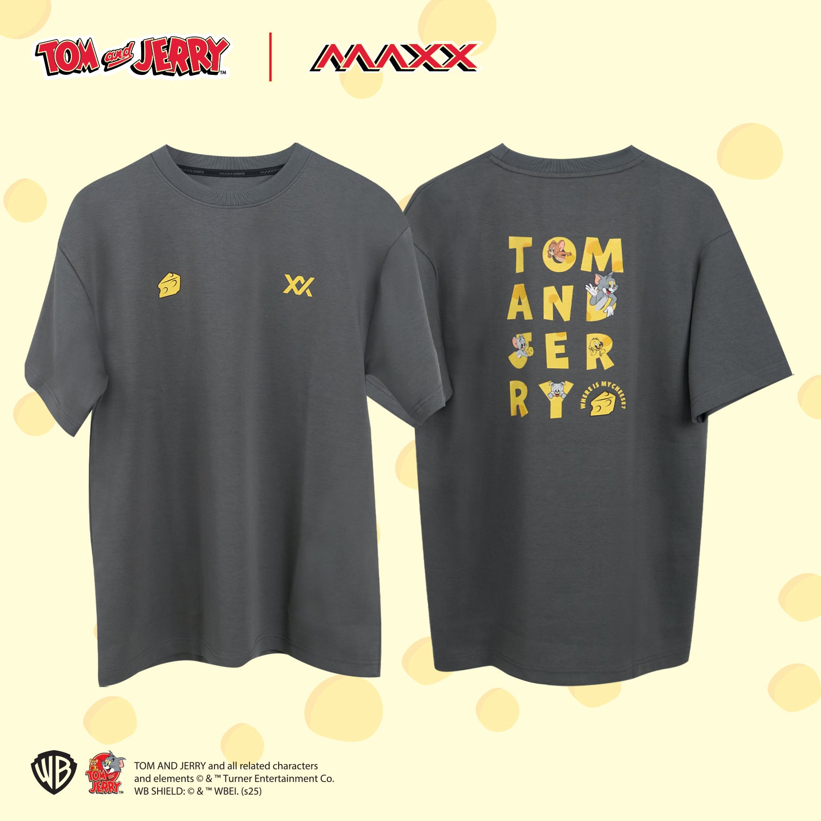 【予約販売 6月初旬頃発送予定】トムとジェリー オーバーサイズTシャツ シャツ
