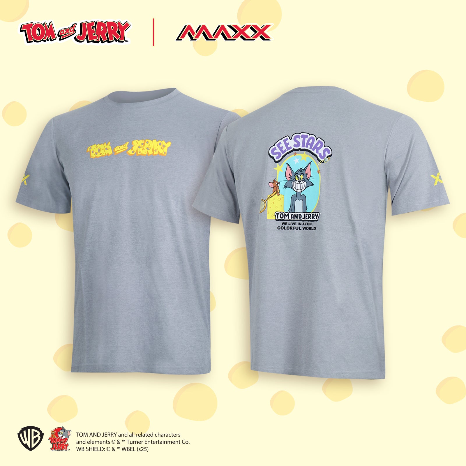 【予約販売 6月初旬頃発送予定】トム&ジェリー カジュアルシャツ Tシャツ シャツ
