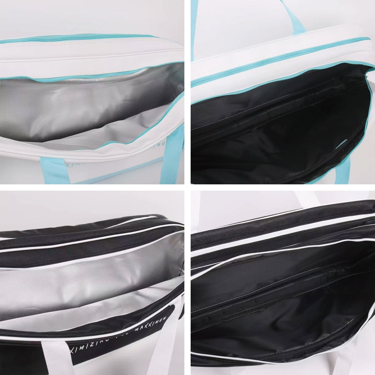 バドミントンラケットバッグ トーナメントバッグ スクエア型 超軽量1.1kg