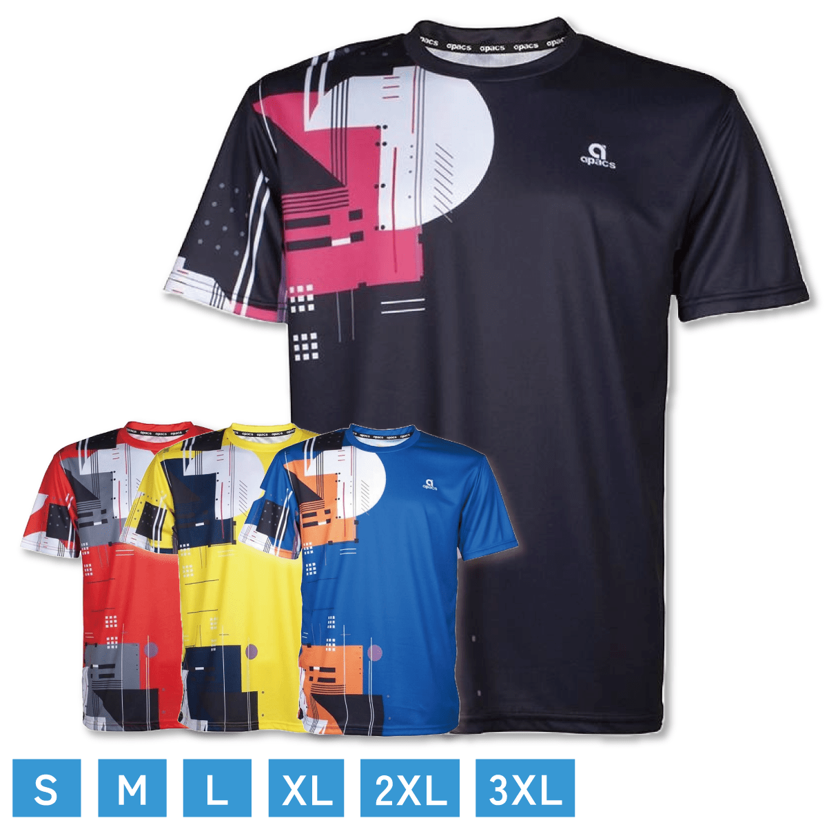 バドミントン Tシャツ シャツ 練習着 ユニセックス 吸汗速乾 軽量 スポーツウェア
